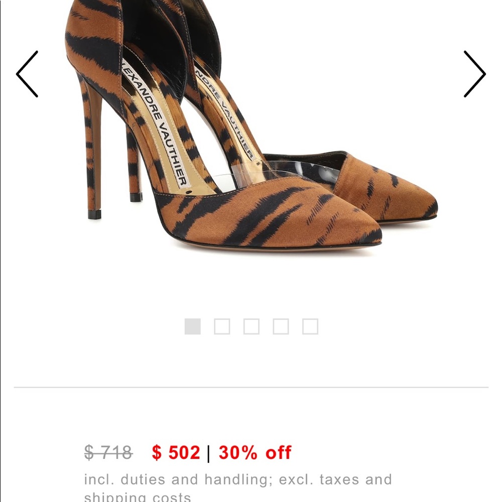 Alexandre Vauthier Tiger Pumps
